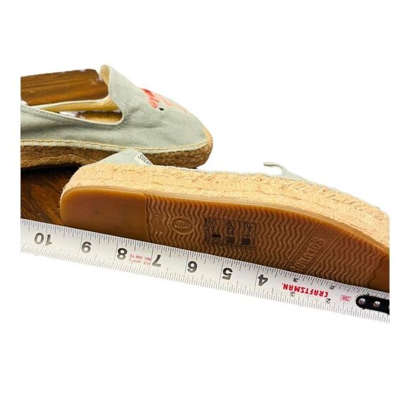 💥BOGO💥 Soludos Flamingo Espadrilles size 6.5 but more like size 6. - Picture 9 of 10